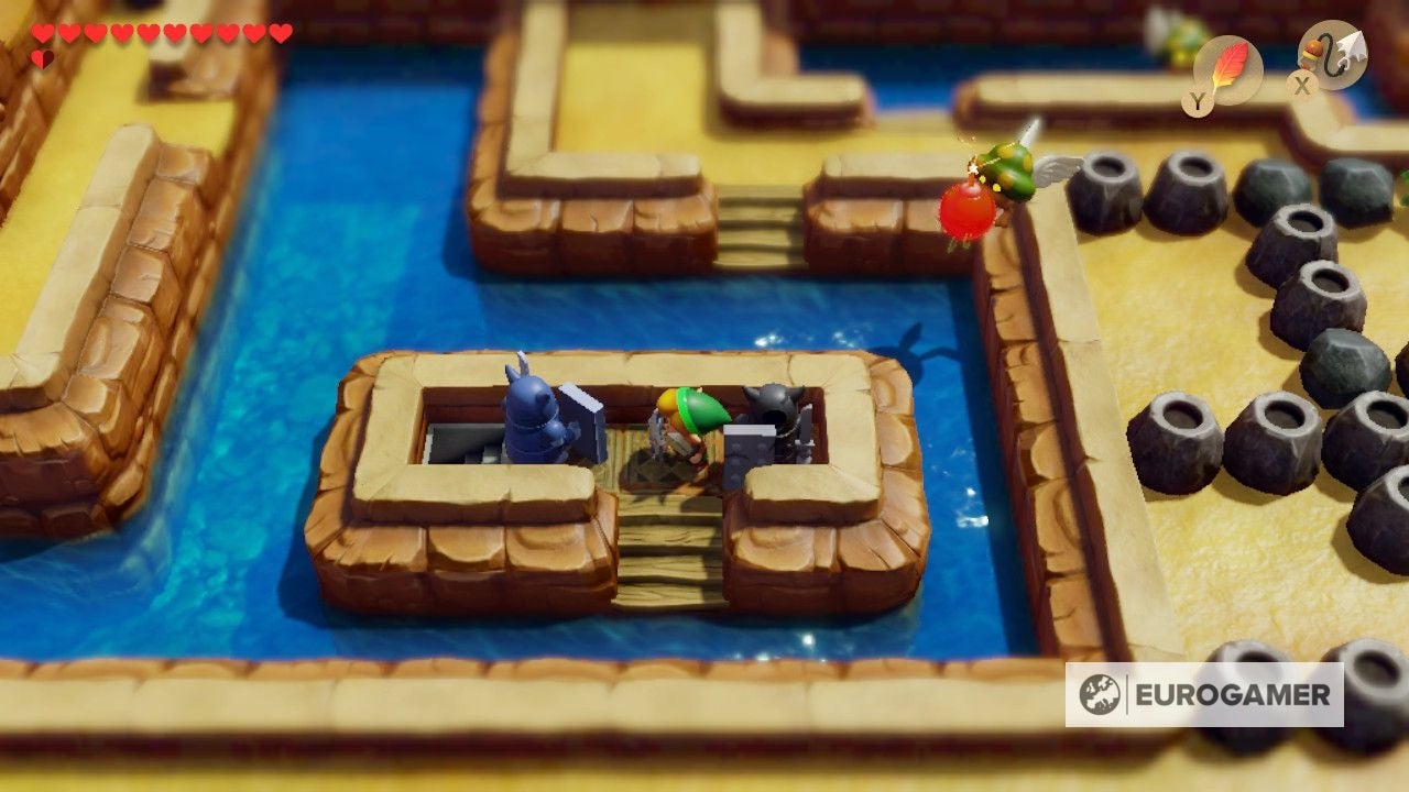 Zelda Link's Awakening Ancient Ruins, Armos Knight boss strategy